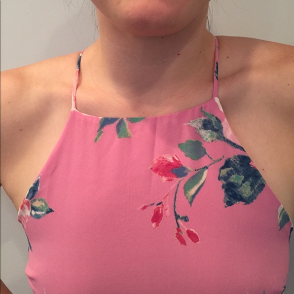 Pink floral dress - Picture 4 of 5